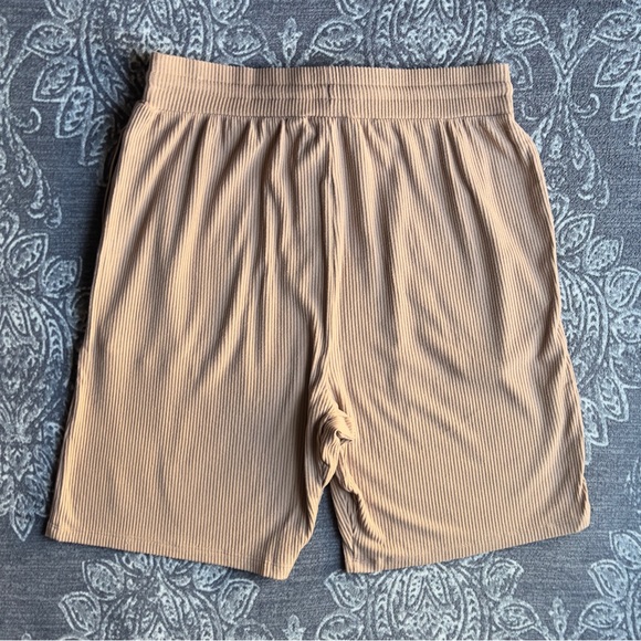 Zen Ribbed Lounge Short in Woodsmoke Men's Size Large - Picture 5 of 8